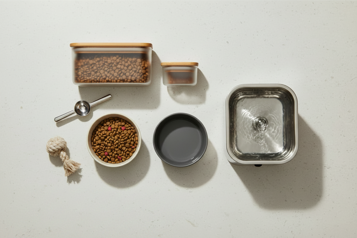 Pet Feeding And Watering