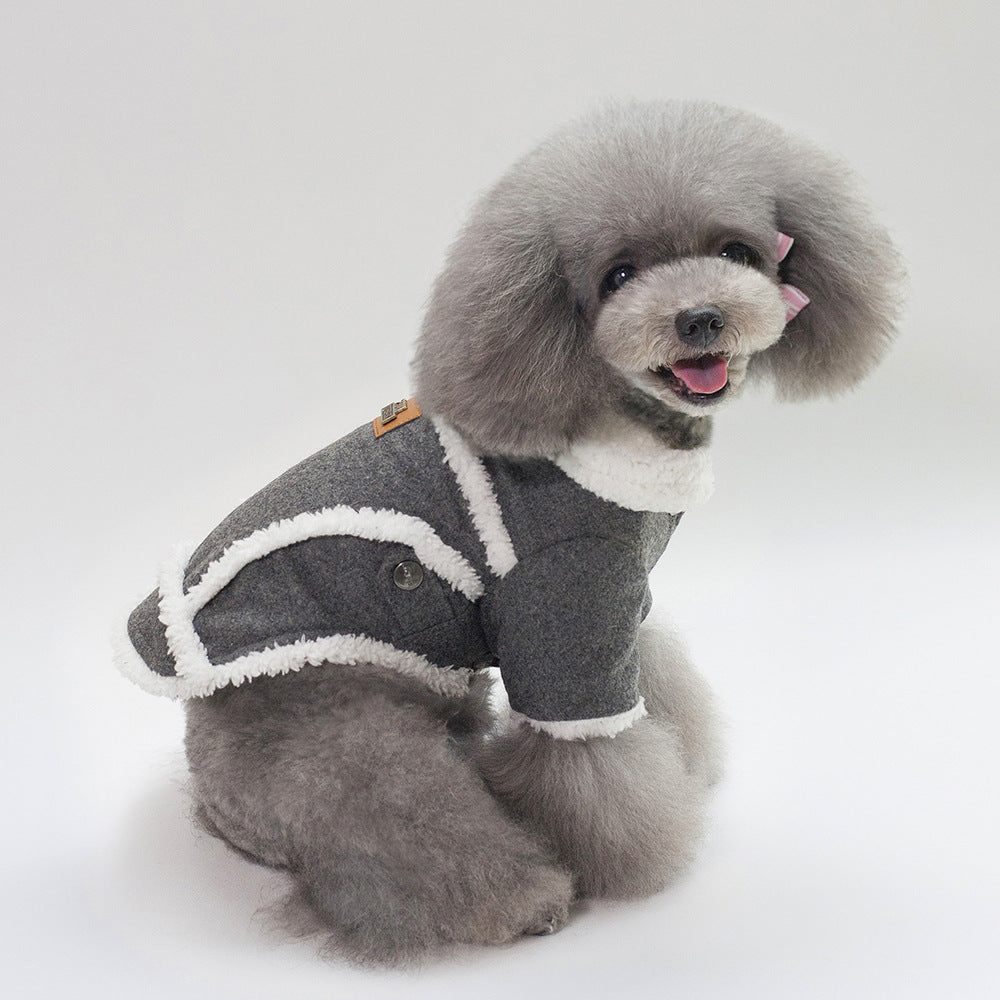 Velvet Winter Dog Jacket