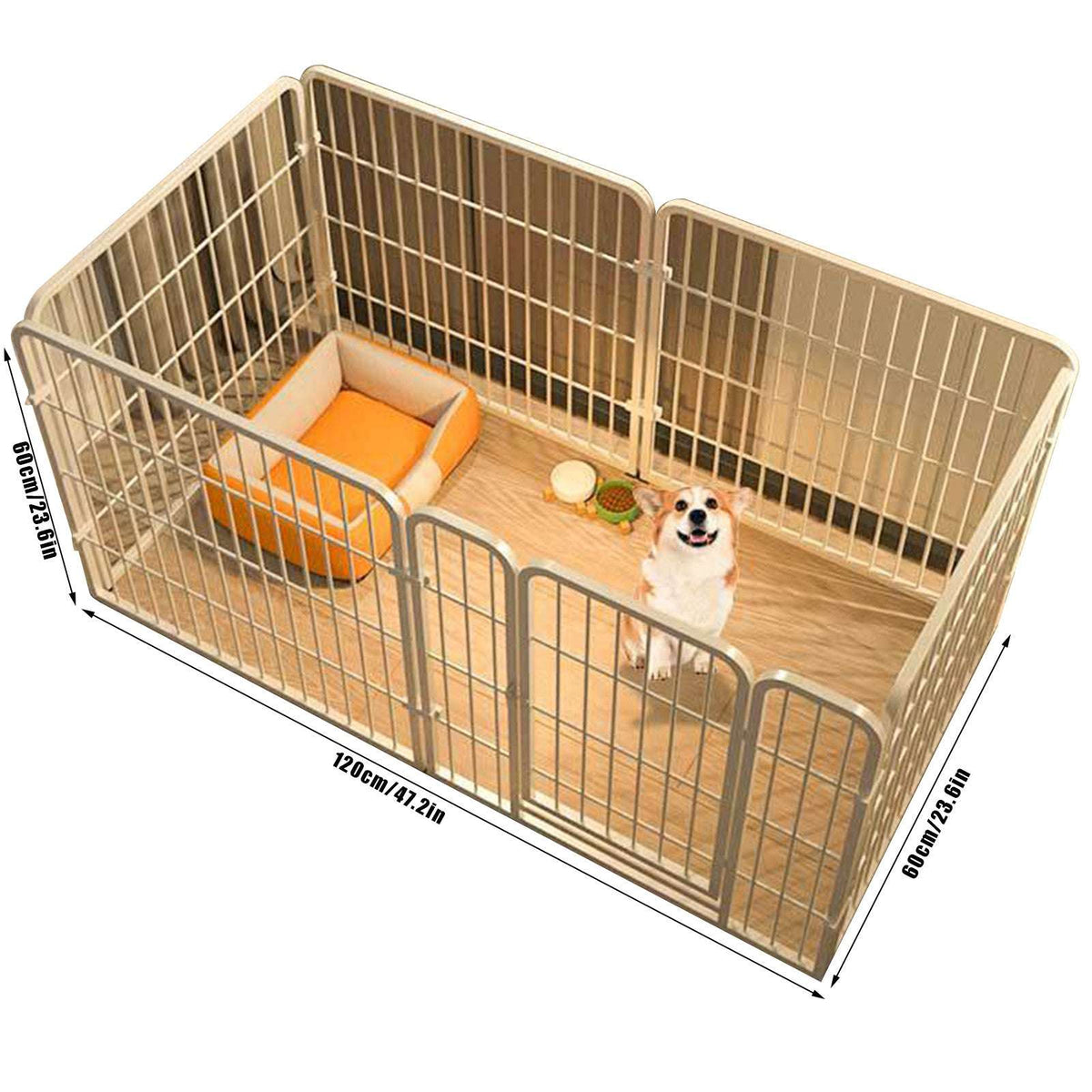 6-Panel Dog Playpen 
