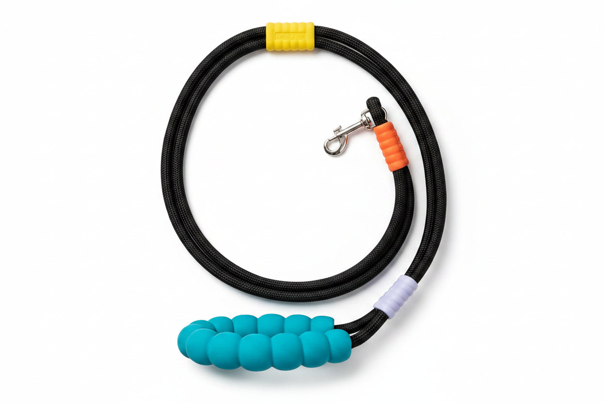Rope Dog Lead with Soft Padded Handle – Durable 127cm