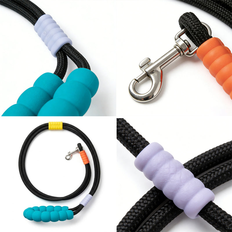 Rope Dog Lead with Soft Padded Handle – Durable 127cm