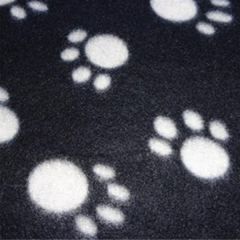 Paw Print Soft Fleece Pet Blanket