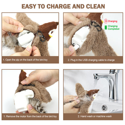 Flapping Bird Cat Toy 