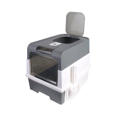 Large Self-Cleaning Enclosed Cat Litter Box