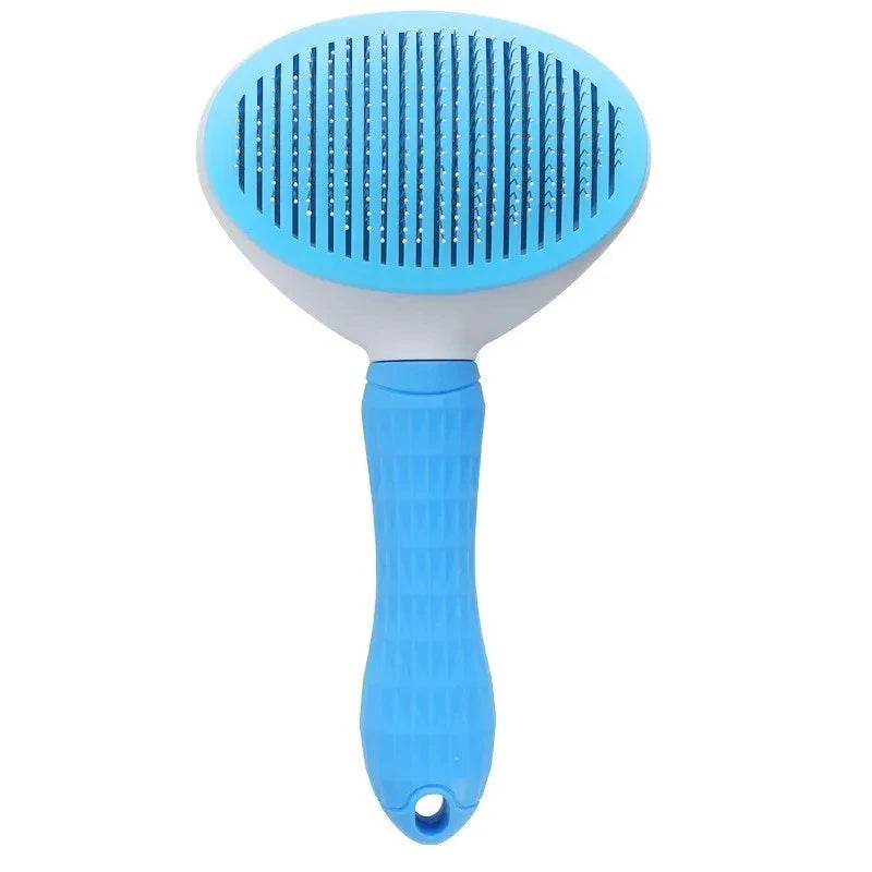 Pet Brush Comb, Self Cleaning Loose Pet Hair Remover