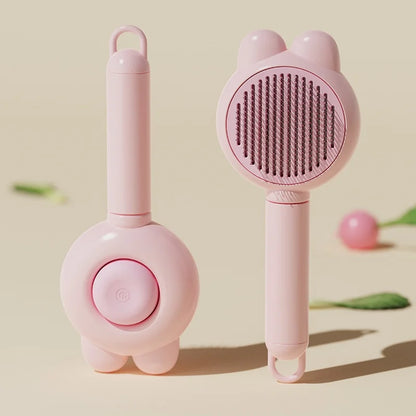 Self-Cleaning Pet Grooming Comb