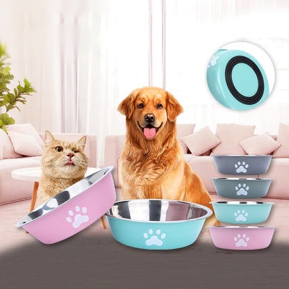 Stainless Steel Non-Slip Pet Bowl