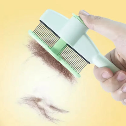 Self-Cleaning Pet Grooming Comb