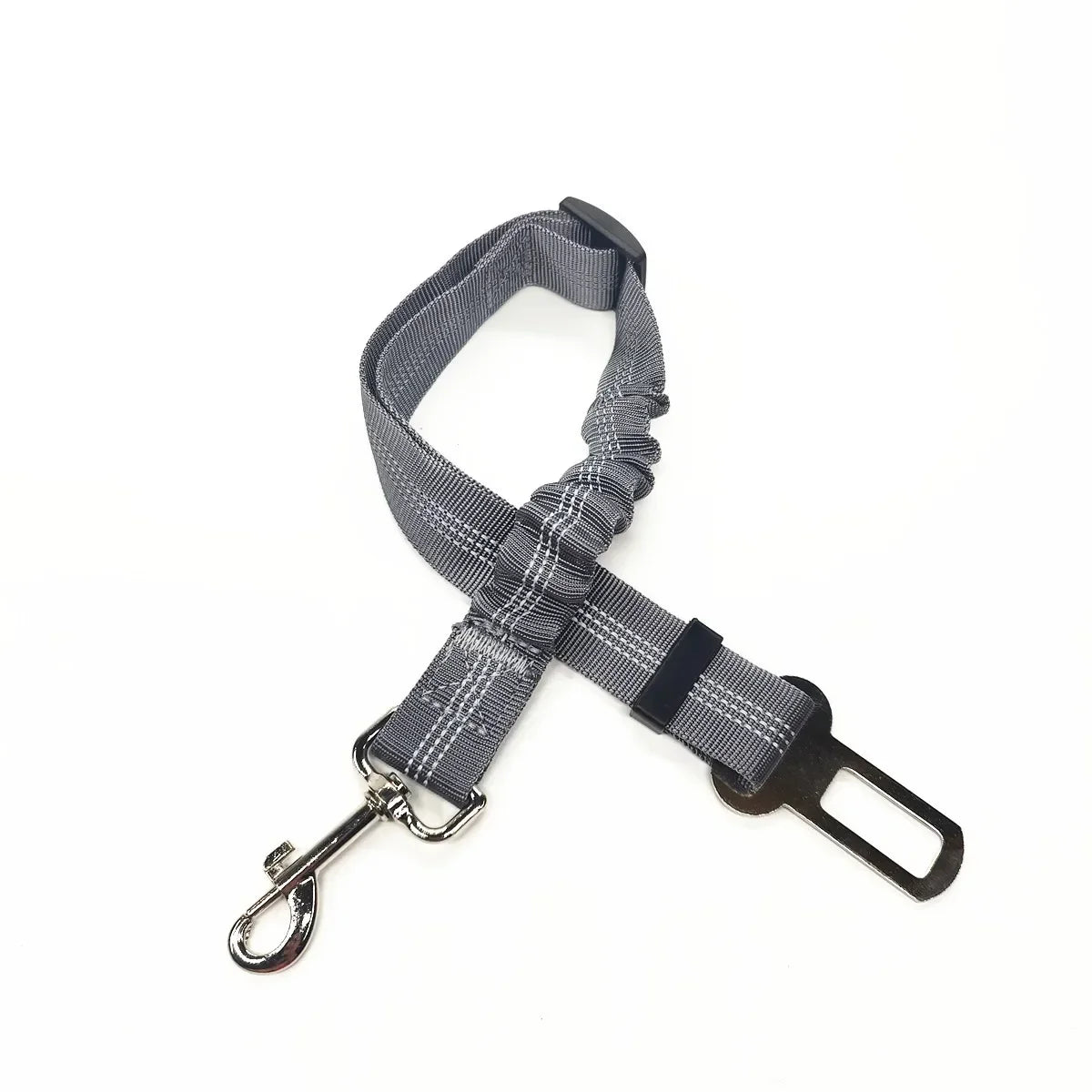 Adjustable Pet Car Seat Belt  With Clip Safety Lever