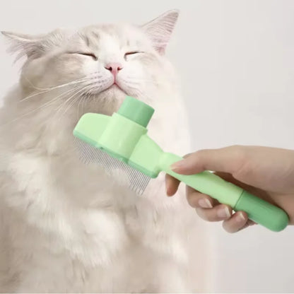 Self-Cleaning Pet Grooming Comb