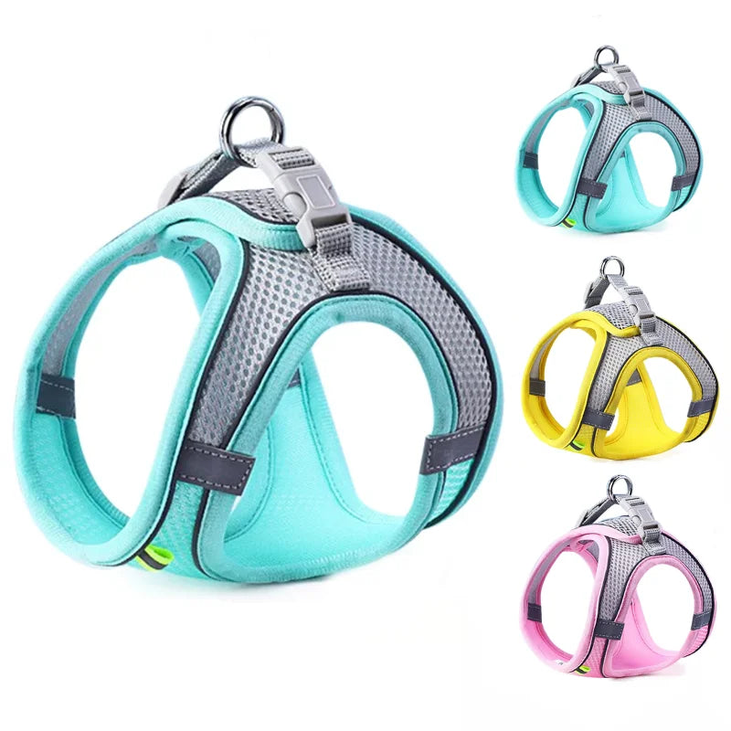 Harness Vest, Reflective Colourful and Comfortable, For Small To Medium Dogs and Cats