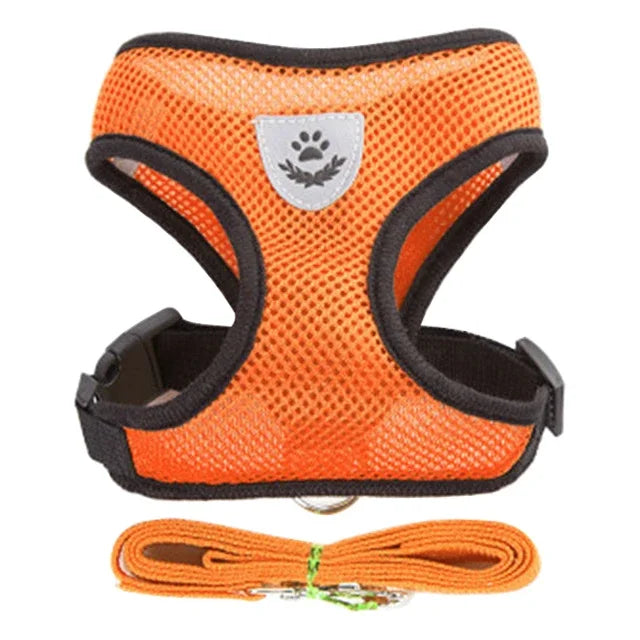 Cat and Puppy Adjustable Mesh Dog Harness For Small Pets