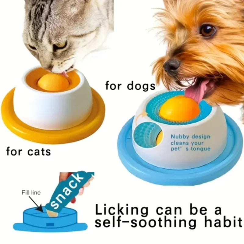 New Anti-overturning Pet toy, anti-boring licking