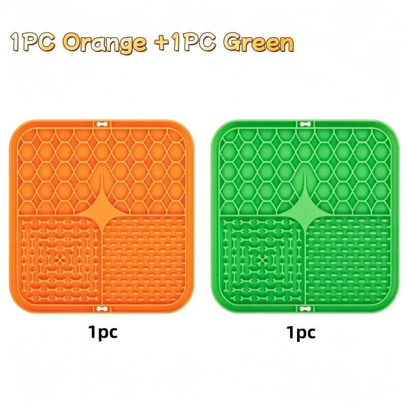 Pet Lick Silicone Mat, Slow Food Plate