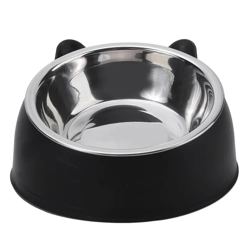 Tilted Stainless Steel Pet Bowl