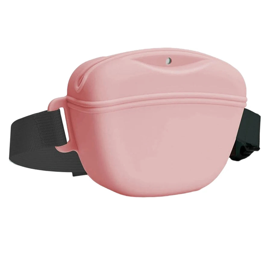 Silicone Dog Treat Bag For Training and Rewards, Lightweight waist bag