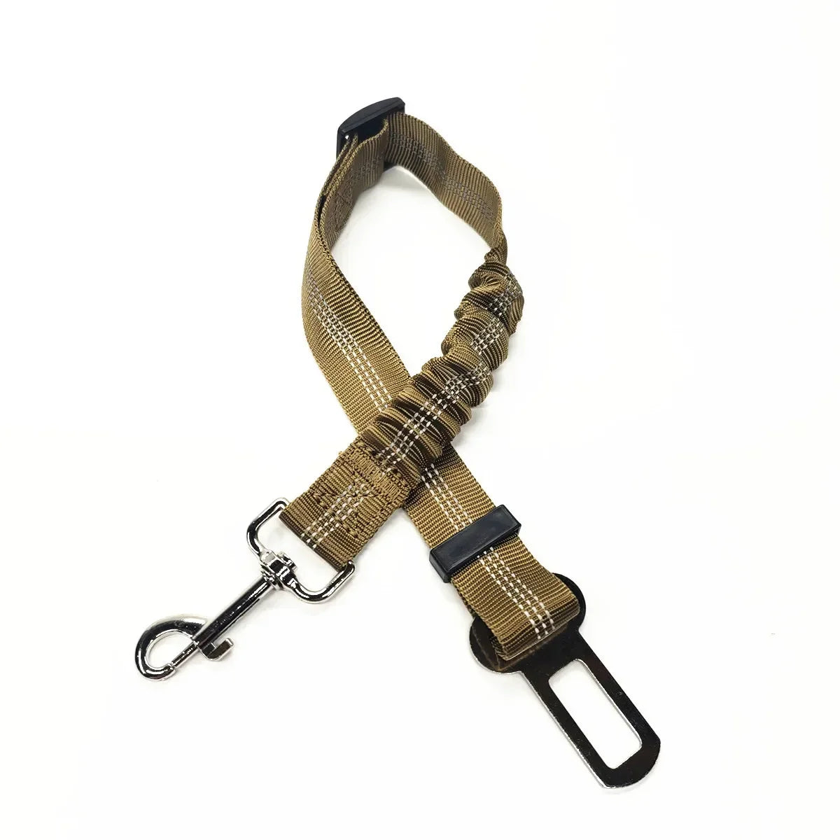 Adjustable Pet Car Seat Belt  With Clip Safety Lever
