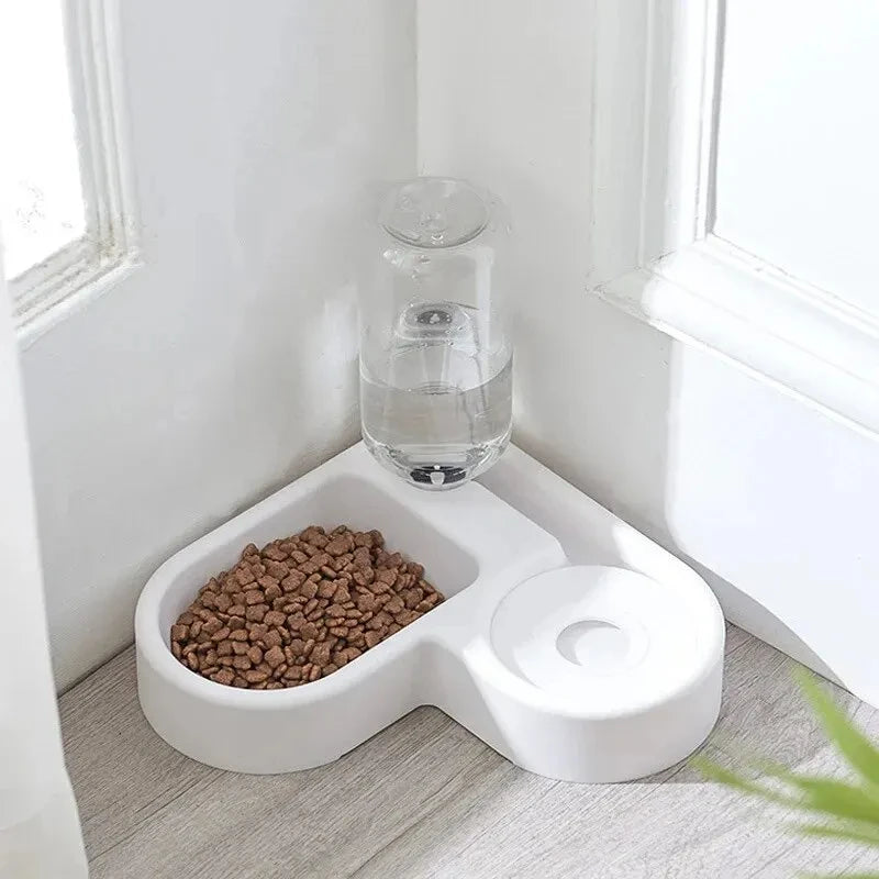 Automatic Water Dispensing Pet Feeder, Dual-use Multi-functional For Drinking And Feeding