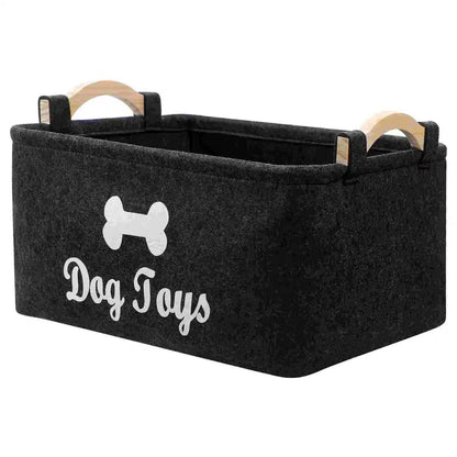 Felt Pet Toy Storage Box