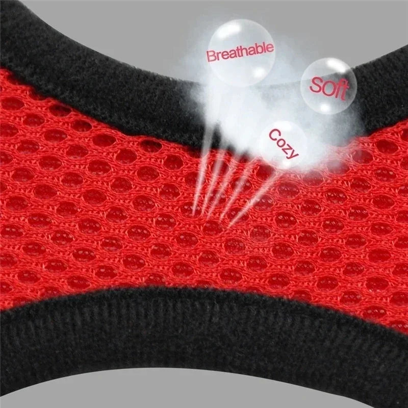 Cat and Puppy Adjustable Mesh Dog Harness For Small Pets