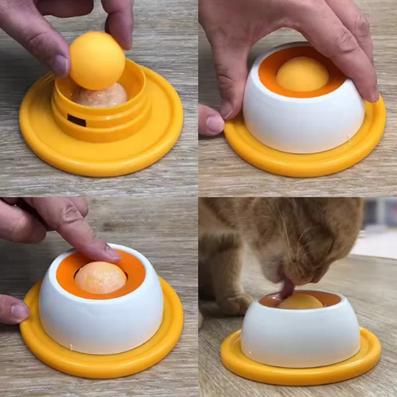 New Anti-overturning Pet toy, anti-boring licking