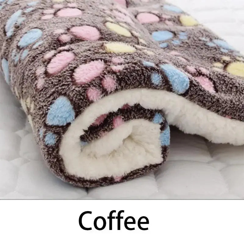Soft Thickened Blanket Pad Fleece Home Washable Warm Bear Pattern