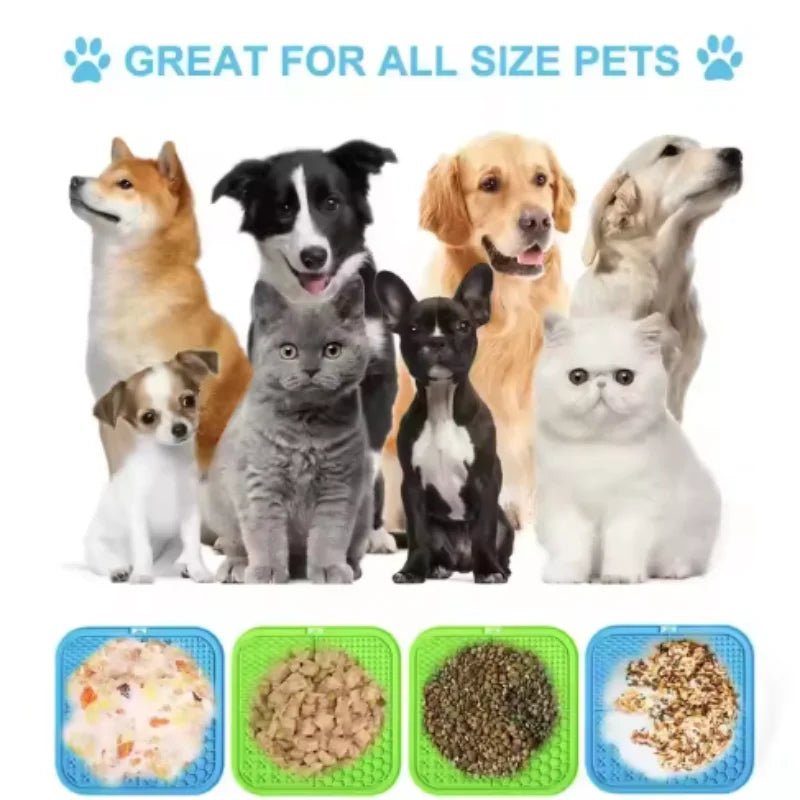 Pet Lick Silicone Mat, Slow Food Plate