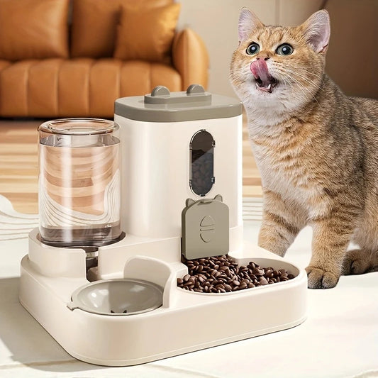Automatic Pet Feeder with Water Dispenser – Large Capacity for Dogs & Cats