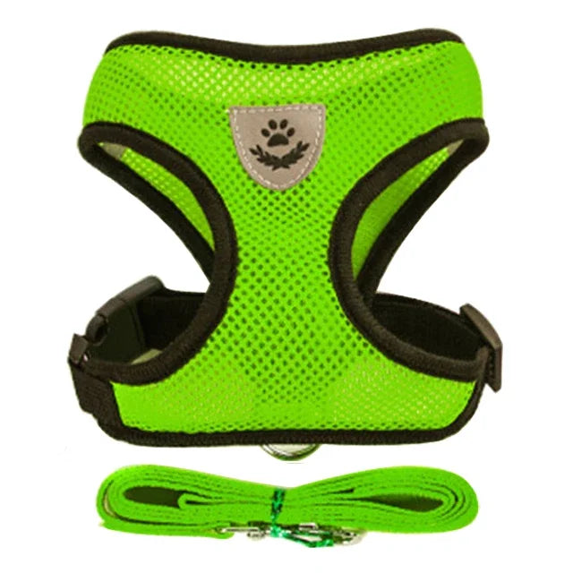 Cat and Puppy Adjustable Mesh Dog Harness For Small Pets