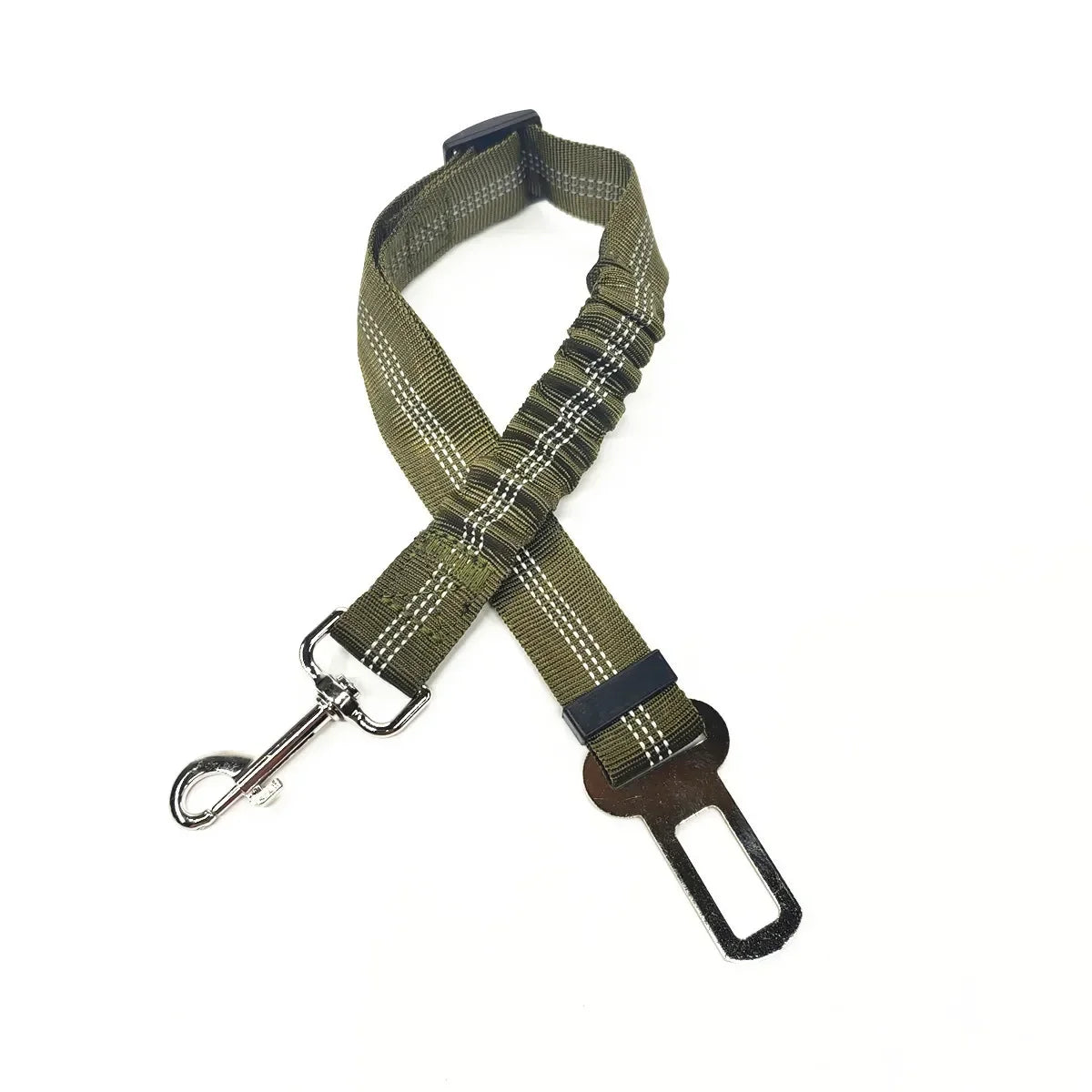 Adjustable Pet Car Seat Belt  With Clip Safety Lever