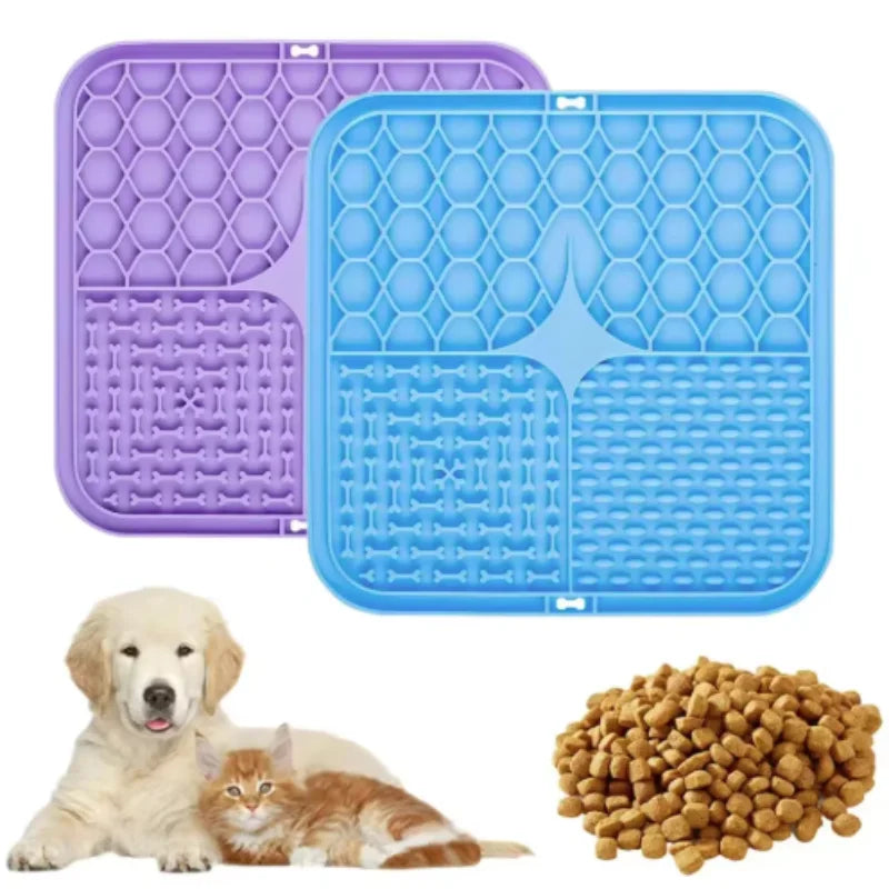 Pet Lick Silicone Mat, Slow Food Plate