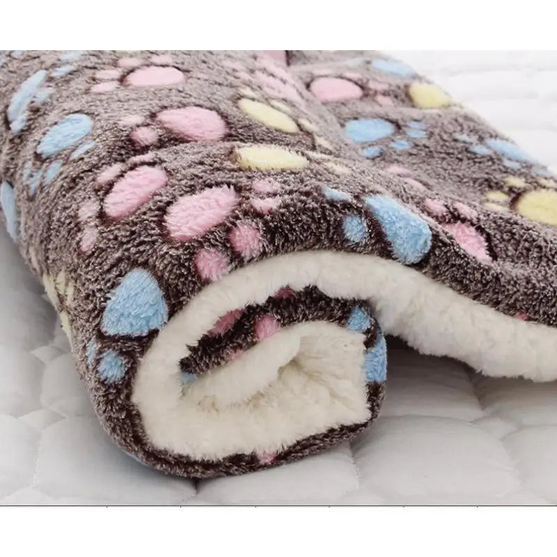 Soft Thickened Blanket Pad Fleece Home Washable Warm Bear Pattern