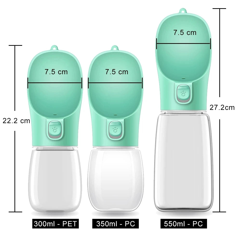 Portable Dog Water Bottle, Leakproof Design