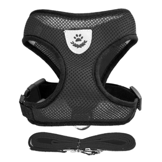 Cat and Puppy Adjustable Mesh Dog Harness For Small Pets
