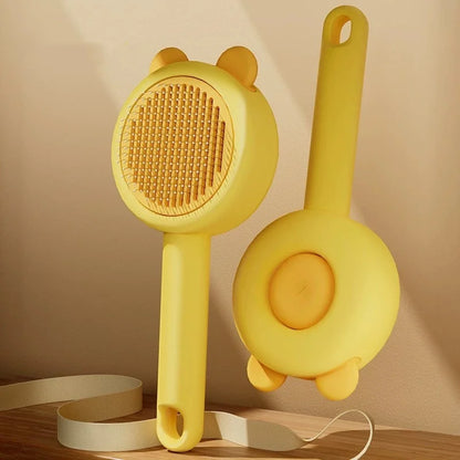 Self-Cleaning Pet Grooming Comb