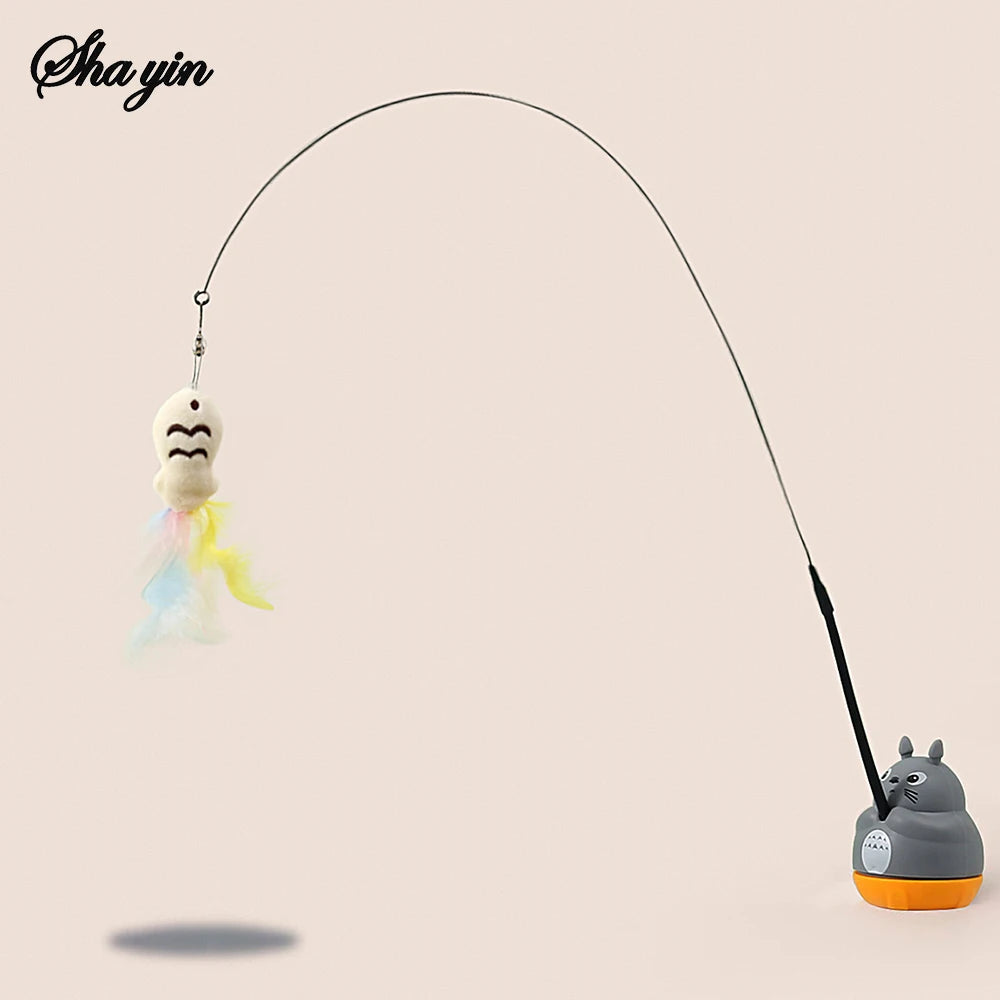 Feather Sisal Cat Toy Ball
