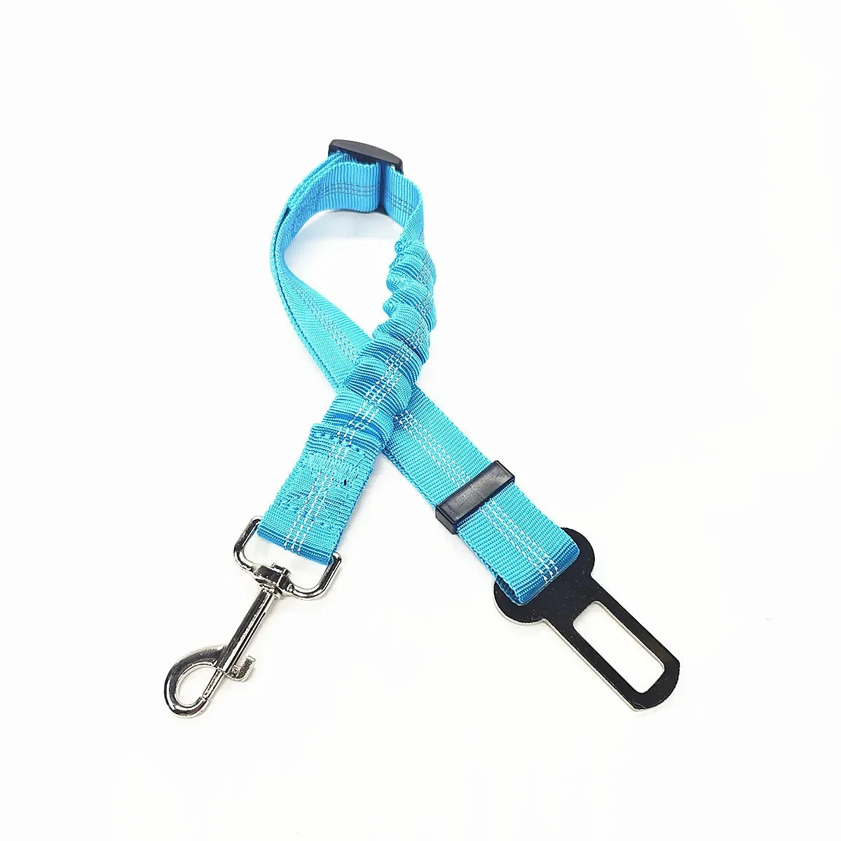 Adjustable Pet Car Seat Belt  With Clip Safety Lever