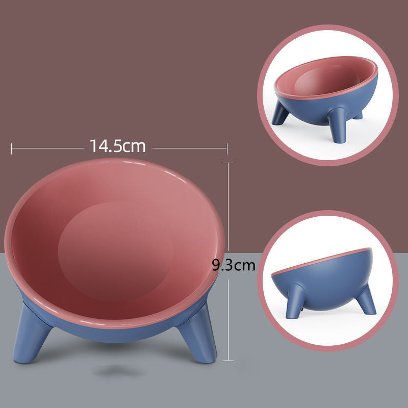 Tilted Pet Bowl with Stand