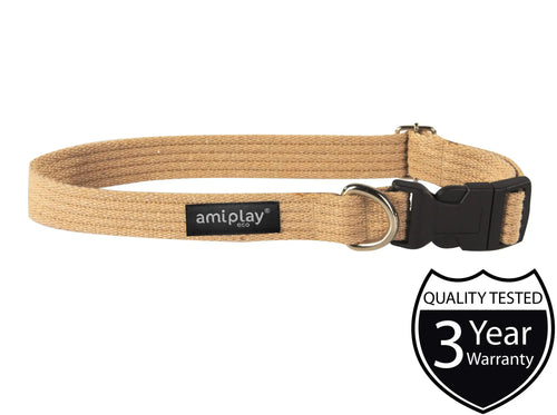 Ami Play Cotton Adjustable Durable Dog Collar Large