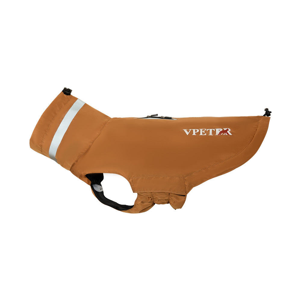 Dog Windproof Reflective Raincoat