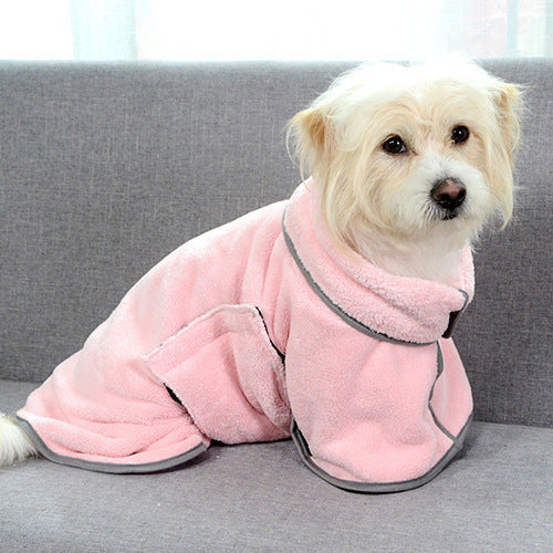 microfibre pet drying bathrobe