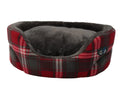 Gor Pets Essence Comfort Pet Bed X-Large 80cm - Red Check