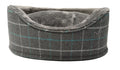 Gor Pets Premium Orthopaedic Dog Bed - Small Grey Check (50cm)