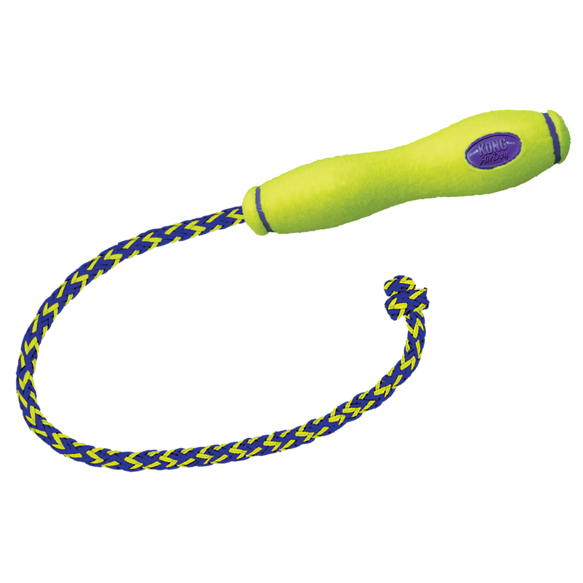 KONG Air Fetch Stick with Rope Squeaky Dog Toy Medium 20cm