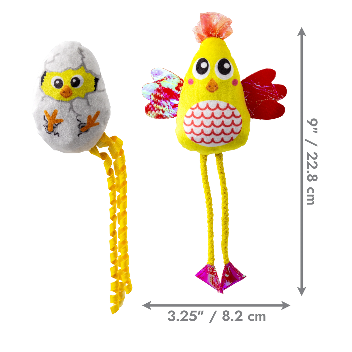KONG Scrattles Chicken 2-pack