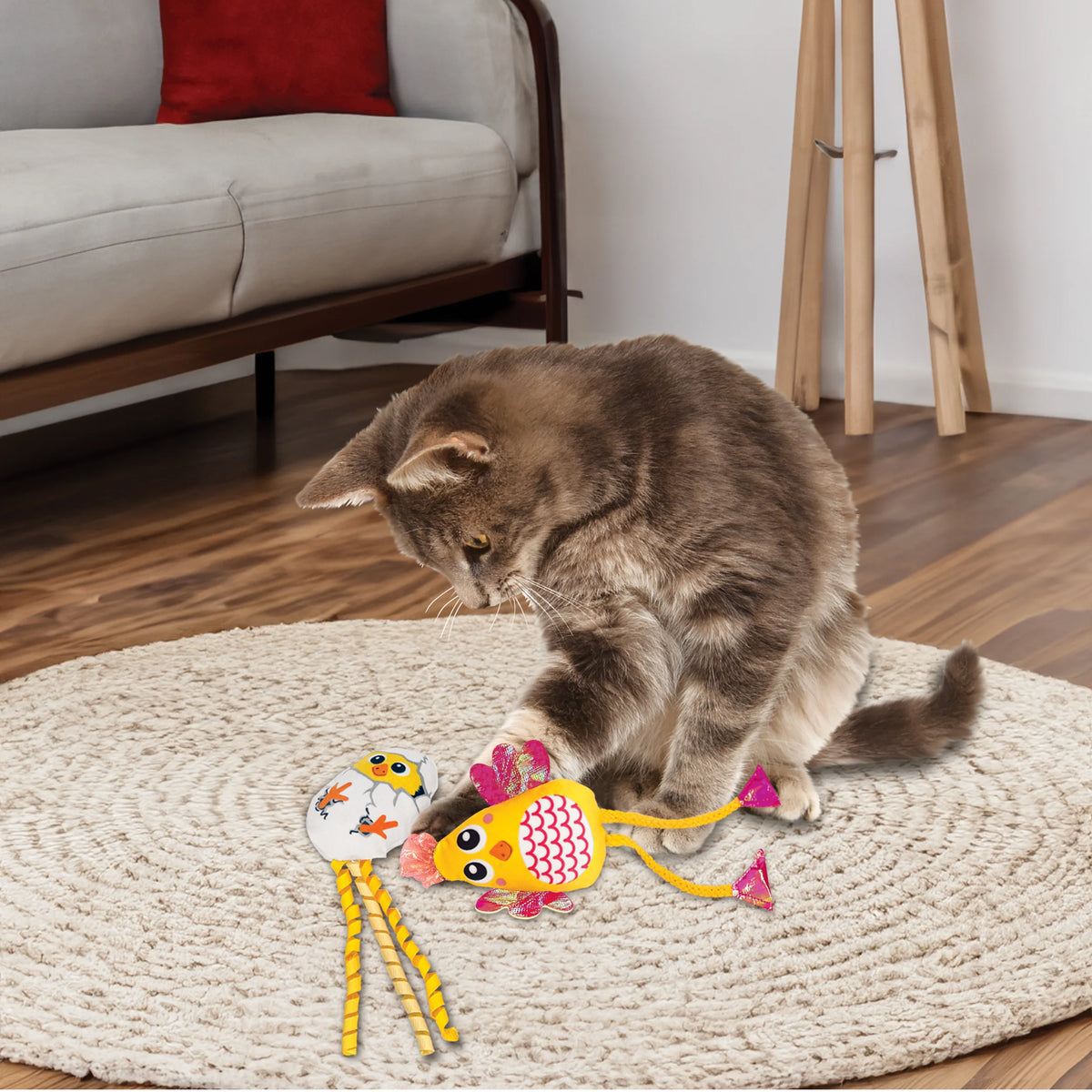 KONG Scrattles Chicken 2-pack