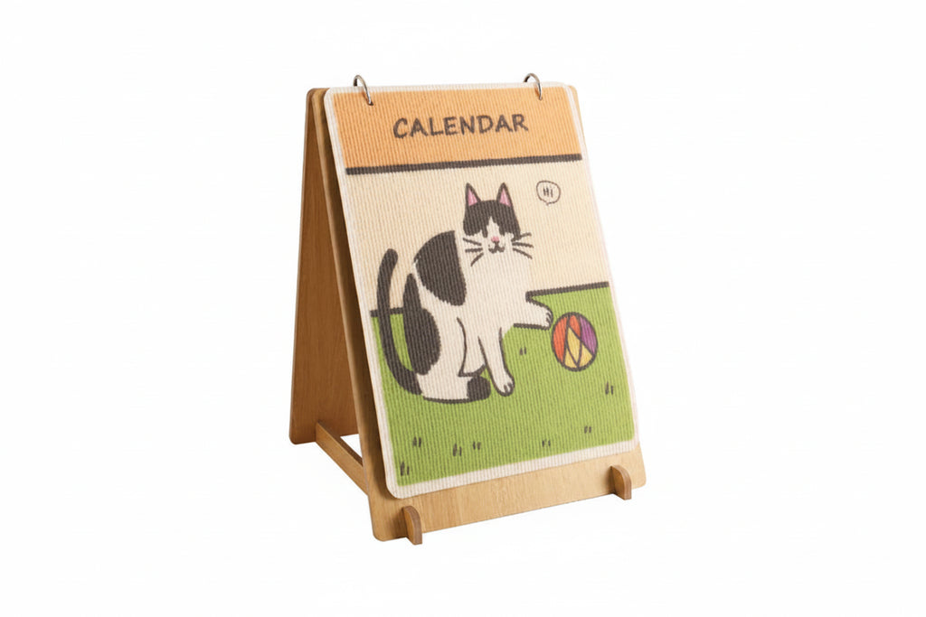 Cat Calendar Scratching Board