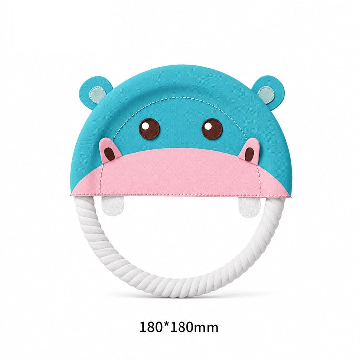 Frisbee tug and throw dog hippo