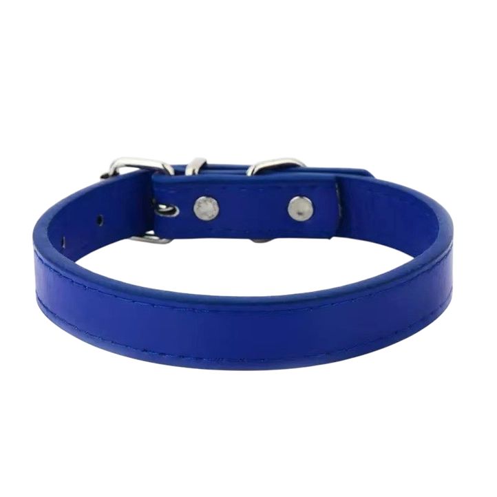 Vegan Leather Pet Collar - Pu Leather