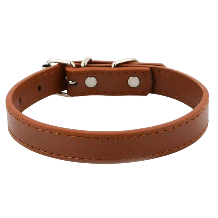 Vegan Leather Pet Collar - Pu Leather